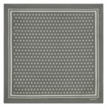 TOM FORD POLKA DOT SQUARE DESIGN POCKET SQUARE GREY