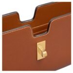 CELINE 16 STRAP POCHETTE IN SUPPLE GRAINED CALFSKIN TAN