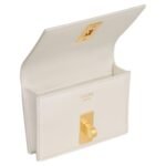 CELINE CARD HOLDER WITH FLAP 16 IN SATINATED CALFSKIN WHITE COTTON