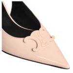 CELINE ALMA TRIOMPHE SLINGBACK IN PATENT CALFSKIN BLUSH