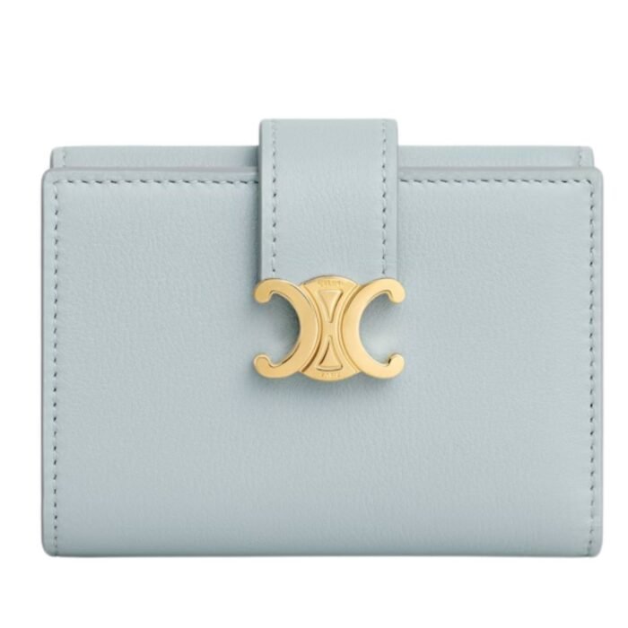 CELINE FINE WALLET VICTOIRE IN SUPPLE GRAINED CALFSKIN TAN