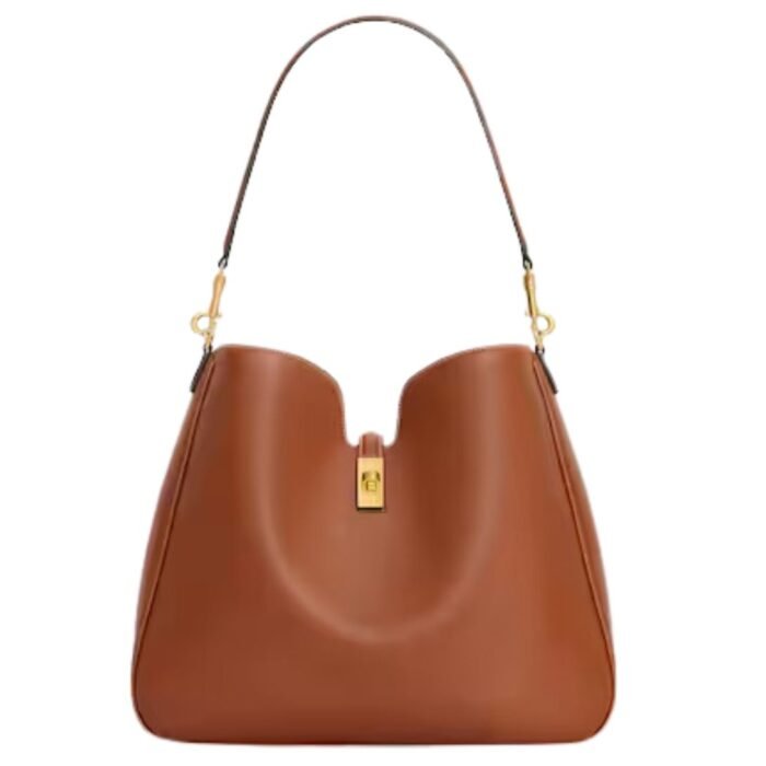CELINE MEDIUM CAMILLE 16 SOFT BAG IN SMOOTH CALFSKIN BLACK