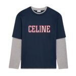 CELINE LOOSE T SHIRT IN COTTON JERSEY