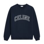CELINE LOOSE SWEATSHIRT IN COTTON FLEECE