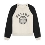 CELINE BLASON LOOSE SWEATSHIRT IN COTTON FLEECE