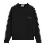 CELINE LOOSE SWEATSHIRT IN COTTON FLEECE BLACK