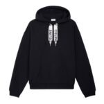 CELINE LOOSE HOODIE IN COTTON FLEECE LIGHT GREY