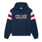 CELINE LOOSE HOODIE IN COTTON FLEECE
