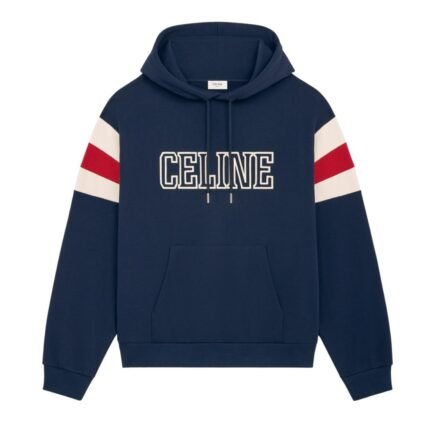 CELINE LOOSE HOODIE IN COTTON FLEECE