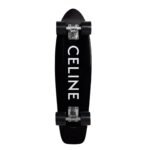 CELINE MINI CRUISER IN WOOD WITH CELINE PRINT BLACK