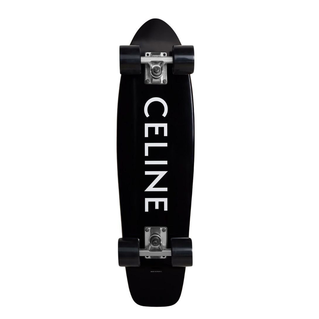 1 CELINE MINI CRUISER IN WOOD WITH CELINE PRINT BLACK