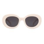 CELINE TRIOMPHE SKATE 01 SUNGLASSES IN ACETATE MILKY TURQUOISE