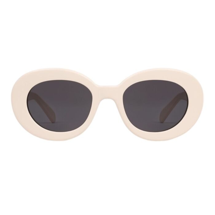 CELINE TRIOMPHE SKATE 01 SUNGLASSES IN ACETATE MILKY TURQUOISE