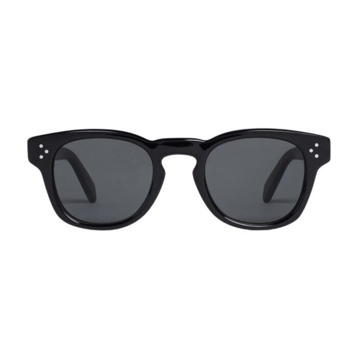 CELINE BLACK FRAME 42 SUNGLASSES IN ACETATE DARK HAVANA