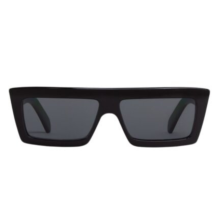CELINE MONOCHROMS 02 SUNGLASSES IN ACETATE BLACK