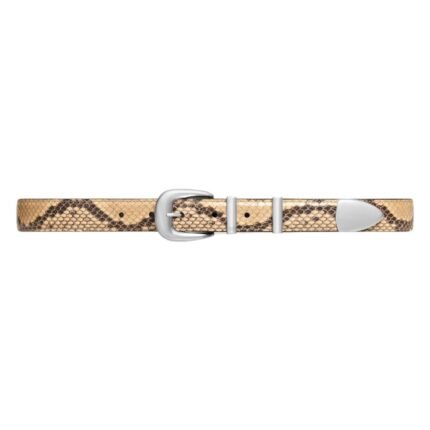 CELINE MEDIUM WESTERN BELT IN PYTHON PRINTED CALFSKIN