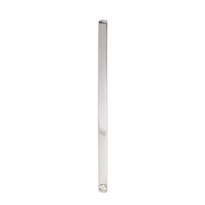 CELINE SENTIMENTAL STRAIGHT EARRING IN WHITE GOLD AND DIAMOND