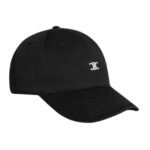 CELINE TRIOMPHE BASEBALL CAP IN COTTON BLACK
