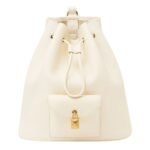 LORO PIANA EXTRA DRAWSTRING BACKPACK L27 BLUE NAVY