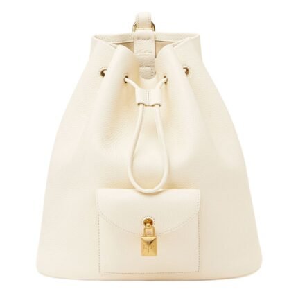 LORO PIANA EXTRA DRAWSTRING BACKPACK L27 BLUE NAVY