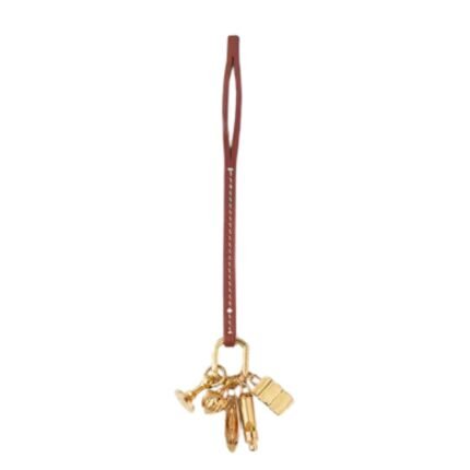 LORO PIANA ANNIVERSARY BAG CHARMS DEEP KUMMEL