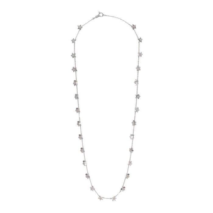 CELINE ETOILE MULTI STARS NECKLACE IN WHITE GOLD AND DIAMONDS