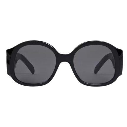 CELINE TRIOMPHE XL 02 SUNGLASSES IN ACETATE RED HAVANA