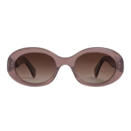 CELINE TRIOMPHE 01 SUNGLASSES IN ACETATE BLONDE HAVANA