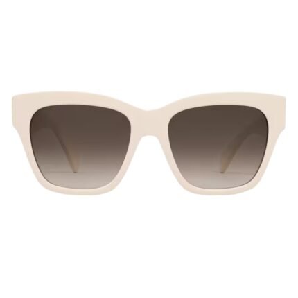CELINE TRIOMPHE 09 SUNGLASSES IN ACETATE IVORY