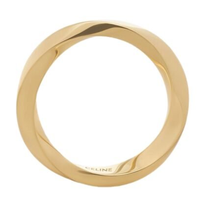 CELINE TORSION RING IN YELLOW GOLD