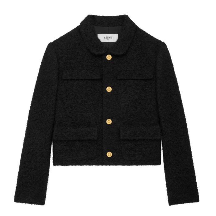 CELINE SAINT GERMAIN JACKET IN BOUCLETTE NATTÉ