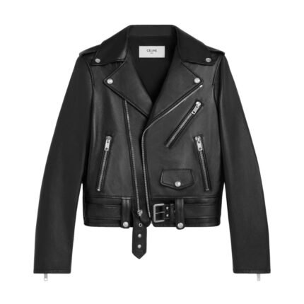 CELINE CLASSIC BIKER JACKET IN SOFT LAMBSKIN