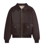 CELINE LOOSE AVIATOR BLOUSON JACKET IN SOFT LAMBSKIN