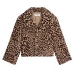 CELINE EGG SHAPED PEACOAT IN FUR EFFECT WOOL