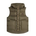CELINE SLEEVELESS DOWN JACKET IN LIGHTWEIGHT NYLON