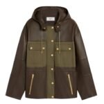 CELINE PARKA IN SOFT LAMBSKIN