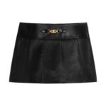 CELINE GOURMETTE MINI SKIRT IN SOFT LAMBSKIN