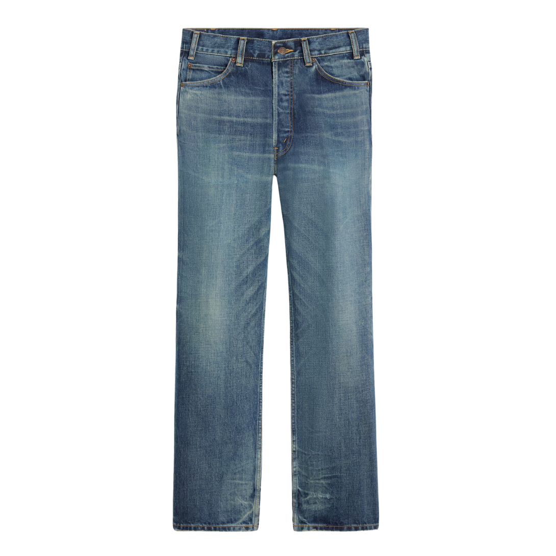 1 CELINE WESLEY JEANS IN MIDNIGHT SAPPHIRE DENIM
