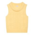 CELINE COWL NECK SWEATER IN POINTELLE CASHMERE