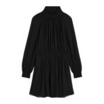 CELINE MINI DRESS IN SILK GEORGETTE