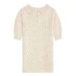 CELINE MINI DRESS IN POINTELLE COTTON