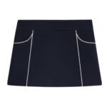 CELINE TRAPEZE MINI SKIRT IN GAUFFERED DOUBLE WOOL
