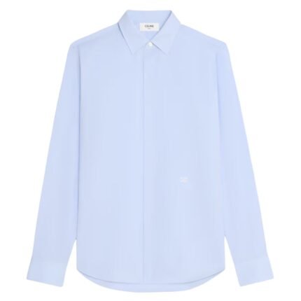 CELINE LOOSE SHIRT IN COTTON POPLIN