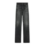 CELINE KITTY JEANS IN BLACK ICE RINSE WASH DENIM