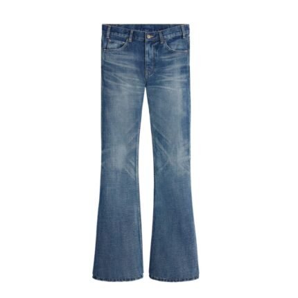 CELINE MARCO JEANS IN DARK UNION WASH DENIM