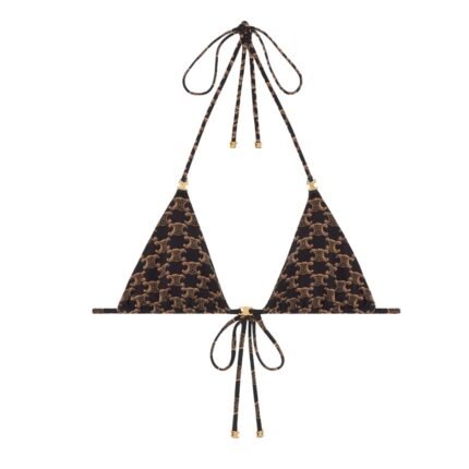CELINE TRIANGLE TOP IN MONOGRAM MATTE JERSEY