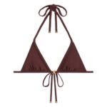 CELINE TRIOMPHE TRIANGLE TOP IN MATTE JERSEY ROSE PASSE