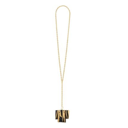 CELINE NEVELSON PROJECT NECKLACE VERMEIL AND OAK WOOD