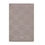 CELINE VERTICAL CARD HOLDER IN CALFSKIN WITH TRIOMPHE EMBOSSED BLACK