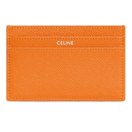 CELINE MEDIUM CARD HOLDER IN GRAINED CALFSKIN